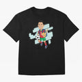 BACK TO SCHOOL - CARICATURE - CHRISTIANO - RONALDO Oversized T-Shirt Carry the Colors and Pride of Match Day Hype around FIFA World Cup 2026, Messi, CR7 and Mbappe, France, Stadium Memories, Football Loyalty, International Chants and Championship