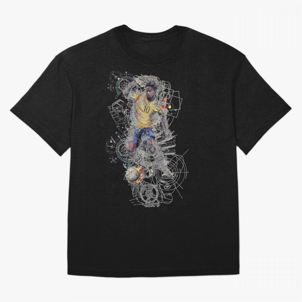 Ronaldo Football Playmaker Oversized T-Shirt Enjoy the Biggest Football Party of FIFA World Cup 2026 for Fans of Messi and Cristiano Ronaldo and Brazil, Portugal and Argentina, Bringing Soccer Culture, Superstar Moments, National Team Dreams and