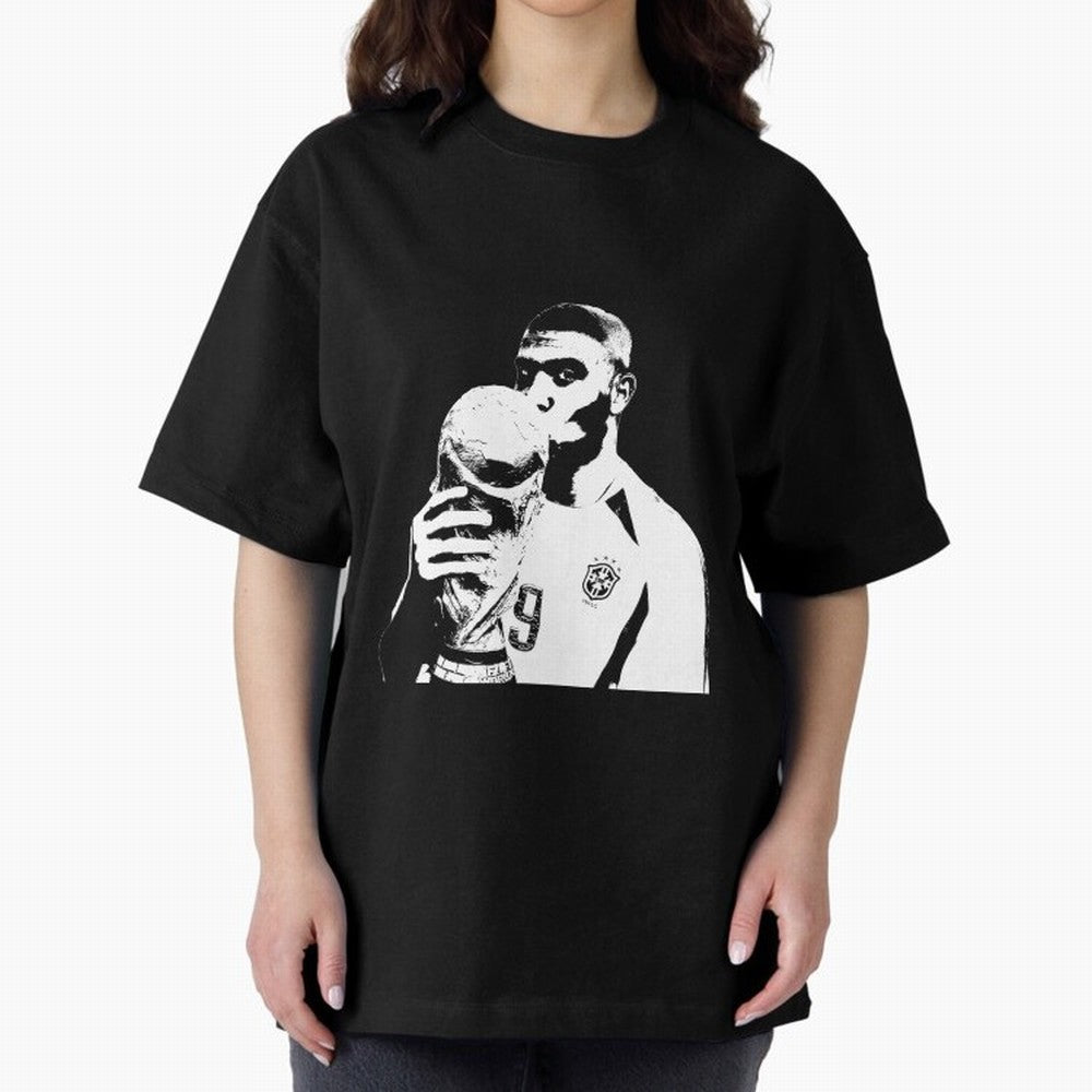 Design Ronaldo Fen?meno Oversized T-Shirt Celebrate Fan Favorites in Match Day Hype around FIFA World Cup 2026 USA Canada Mexico, Neymar, Haaland and Cristiano Ronaldo, Portugal, Spain and Germany, Worldwide Fan Energy, Dramatic Goals, Stadium