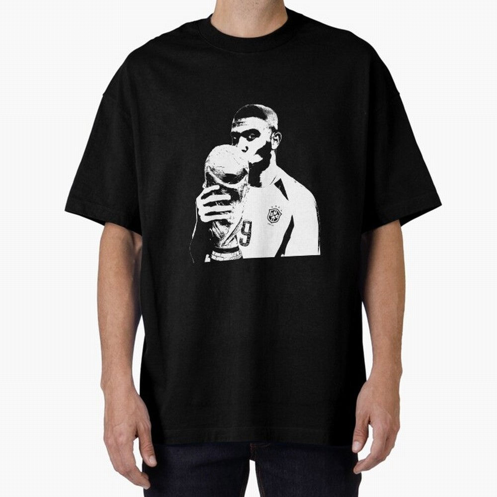 Design Ronaldo Fen?meno Oversized T-Shirt Celebrate Fan Favorites in Match Day Hype around FIFA World Cup 2026 USA Canada Mexico, Neymar, Haaland and Cristiano Ronaldo, Portugal, Spain and Germany, Worldwide Fan Energy, Dramatic Goals, Stadium