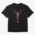 Ronaldinho Oversized T-Shirt Celebrate the Road through FIFA World Cup 2026 for Fans of Messi, CR7 and Mbappe and Argentina, Bringing Supporter Pride, Iconic Celebrations, Legendary Names and Global Match Day Energy; Ideal for Fans Who Follow