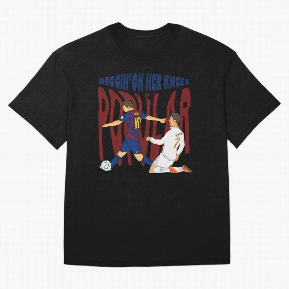 Messi and Ronaldo elclassico moment Oversized T-Shirt Keep Football History Alive during the FIFA World Cup 2026 Group Stage Journey through Messi Highlights, Argentina and Brazil Pride, Football Passion, Legendary Performances, Festival Vibes and