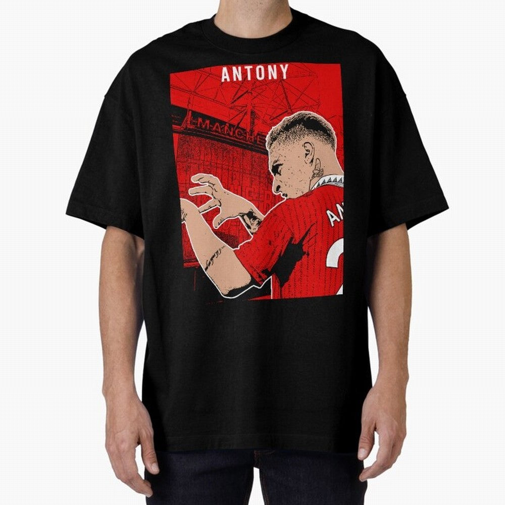 Antony Oversized T-Shirt Celebrate Fan Favorites in the FIFA World Cup 2026 Group Stage Journey through Mbappe Highlights, France and Portugal Pride, Champion Mindset, Group Stage Buzz, Knockout Tension and Passionate Fan Culture; Built for