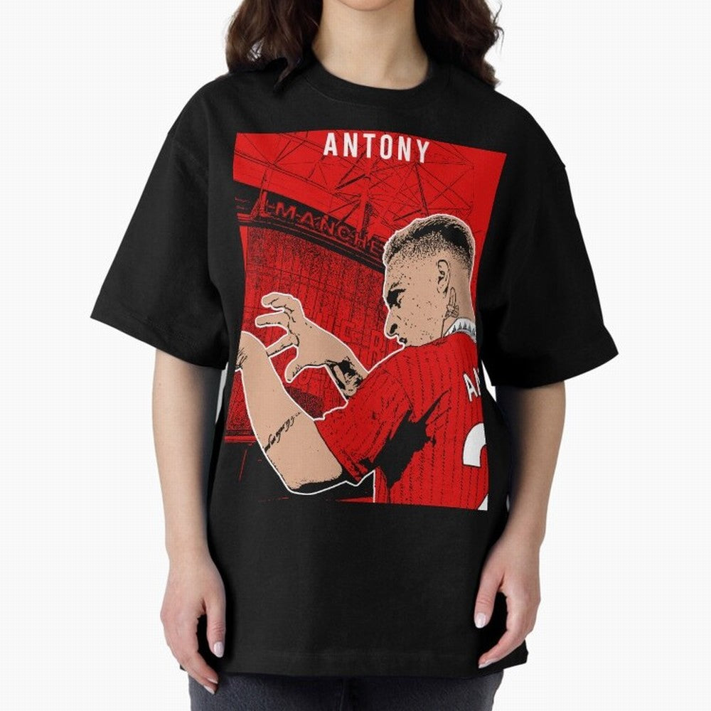 Antony Oversized T-Shirt Celebrate Fan Favorites in the FIFA World Cup 2026 Group Stage Journey through Mbappe Highlights, France and Portugal Pride, Champion Mindset, Group Stage Buzz, Knockout Tension and Passionate Fan Culture; Built for