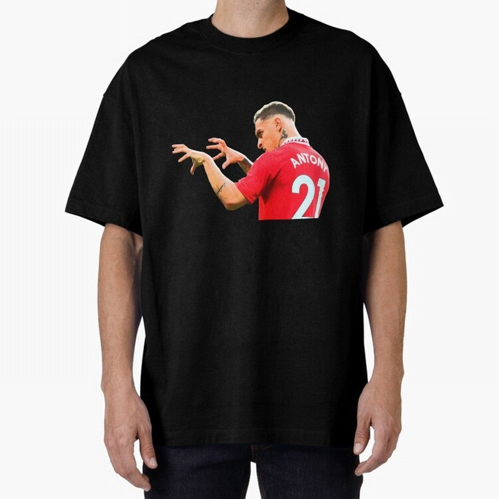 Antony Oversized T-Shirt Join the Global Buzz around FIFA World Cup 2026 Driven by Messi, Neymar and Mbappe, England and Germany Energy, Classic Soccer Heritage, Championship Pressure, Fan Loyalty and International Pride; Created for Match Day