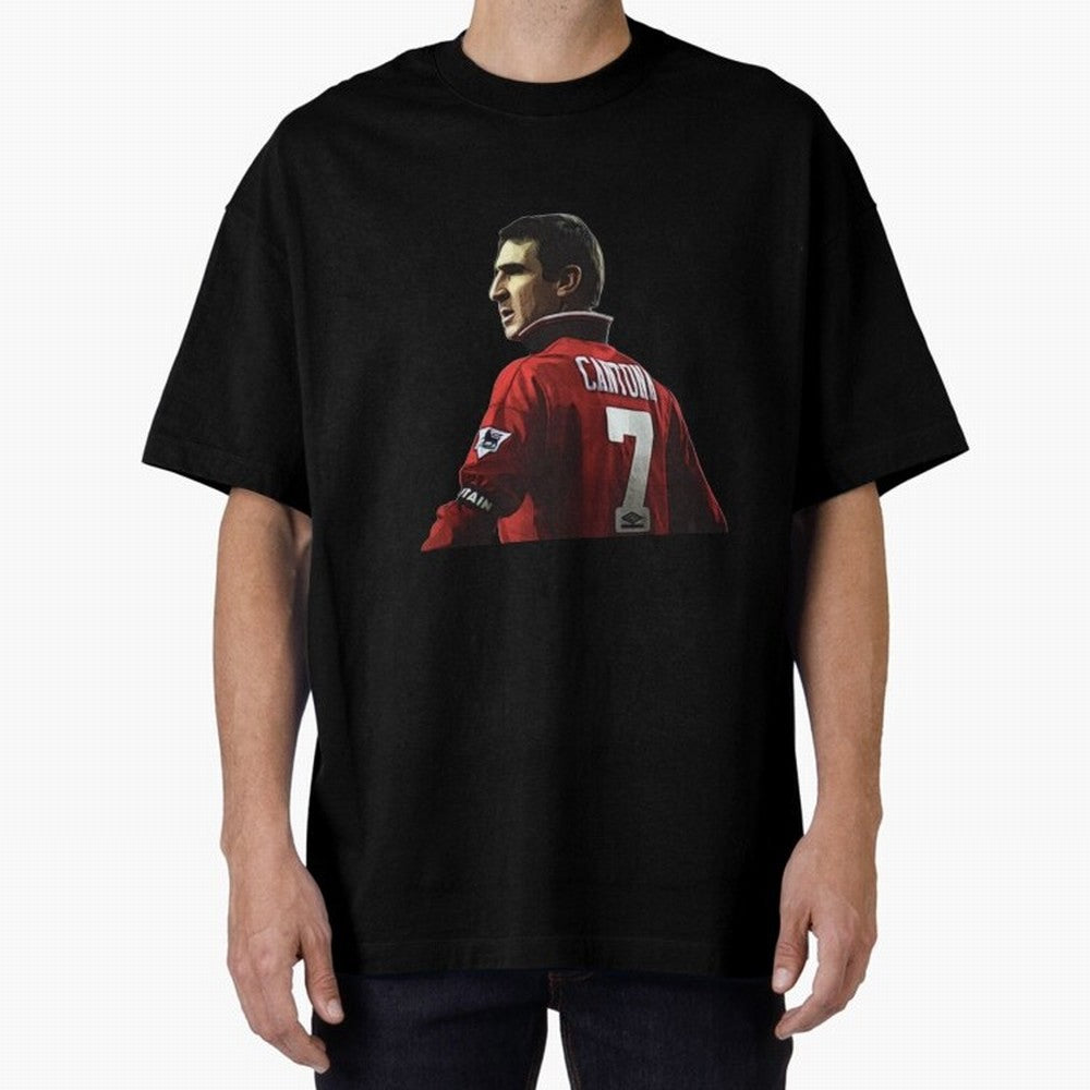 King of Manchester Eric Cantona Oversized T-Shirt Show Your Love for FIFA World Cup 2026 Group Stage Driven by Cristiano Ronaldo, Haaland and CR7, England Energy, Vintage Soccer Flavor, Modern Football Stars, National Flags and Final Night Emotion;