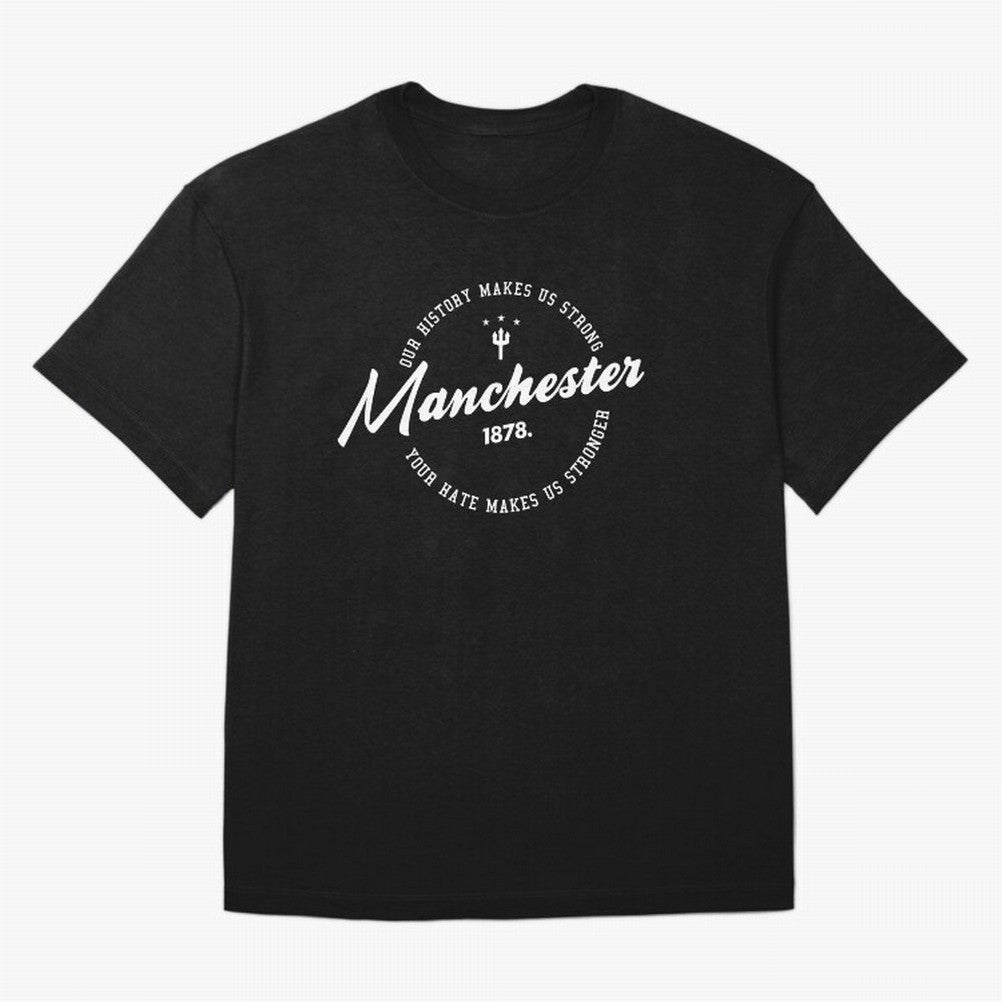 Mancester United Quotes Oversized T-Shirt Make Every Match About the FIFA World Cup 2026 Group Stage Journey through Messi, CR7 and Mbappe Highlights, Portugal Pride, Supporter Pride, Iconic Celebrations, Legendary Names and Global Match Day