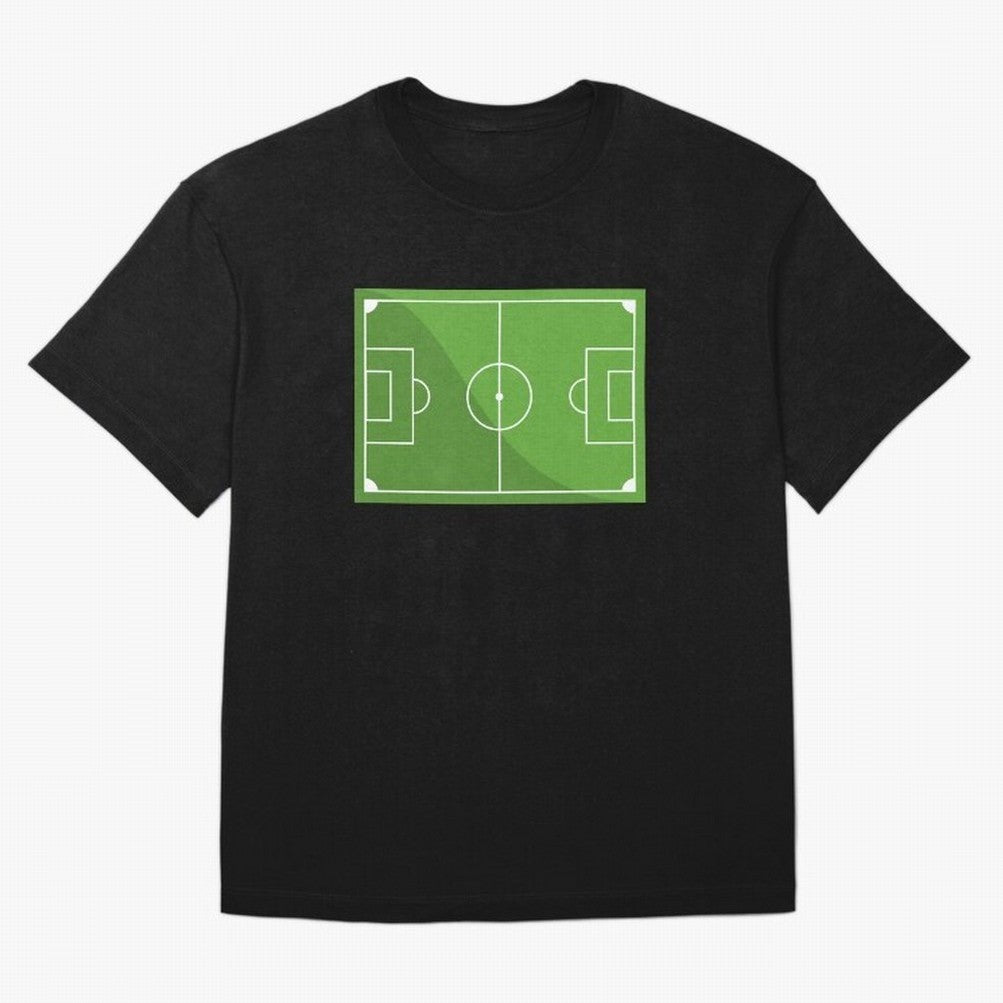 Football Pitch Oversized T-Shirt Show Championship Spirit for Match Day Hype around FIFA World Cup 2026 USA Canada Mexico, CR7 and Messi, England and Germany, Football Passion, Legendary Performances, Festival Vibes and Supporter Community; Ideal