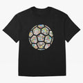 Philately Soccer Ball Oversized T-Shirt Bring Supporter Culture to FIFA World Cup 2026 USA Canada Mexico Spirit, Made for Portugal, Spain and Germany, Messi, Game Day Rituals, Football Legends, Country Pride and the Road to the Final; Ideal for