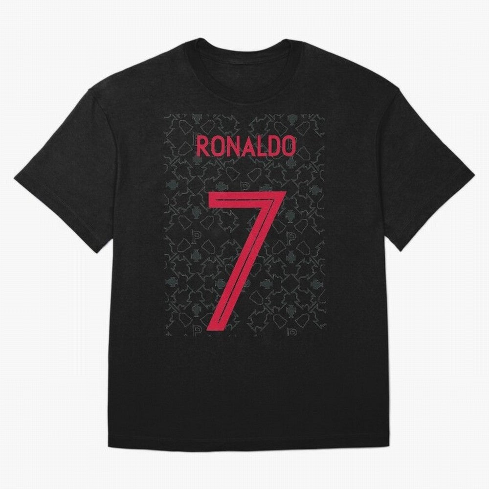 Christiano Ronaldo Portugal Away Jersey 2020 Oversized T-Shirt Celebrate Football Heritage in Global Football Passion for FIFA World Cup 2026 USA Canada Mexico, Celebrating Messi and Cristiano Ronaldo, Argentina, Classic Soccer Heritage,