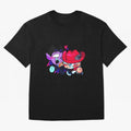 RonaDora chibis Oversized T-Shirt Live the Energy of FIFA World Cup 2026 Spirit, Celebrating Brazil, Portugal and Argentina, Neymar, Global Supporter Spirit, Legendary Goals, National Colors and Tournament Celebration; Made for Die Hard Supporters,