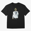 David Beckham England Captain Art Oversized T-Shirt Turn Up for Global Football Passion for FIFA World Cup 2026 USA Canada Mexico, Connected to Haaland and Mbappe, Spain and Netherlands, Football History, Final Match Energy, Crowd Noise and Once in