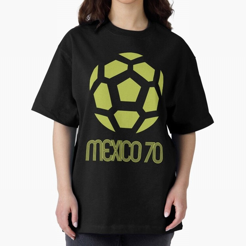 Mexico Oversized T-Shirt Make Game Day About Global Football Passion for FIFA World Cup 2026, Inspired by Mbappe and Neymar, Germany, Sports Nostalgia, International Competition, Famous Players and Unforgettable Victories; Ideal for Fans Who Follow