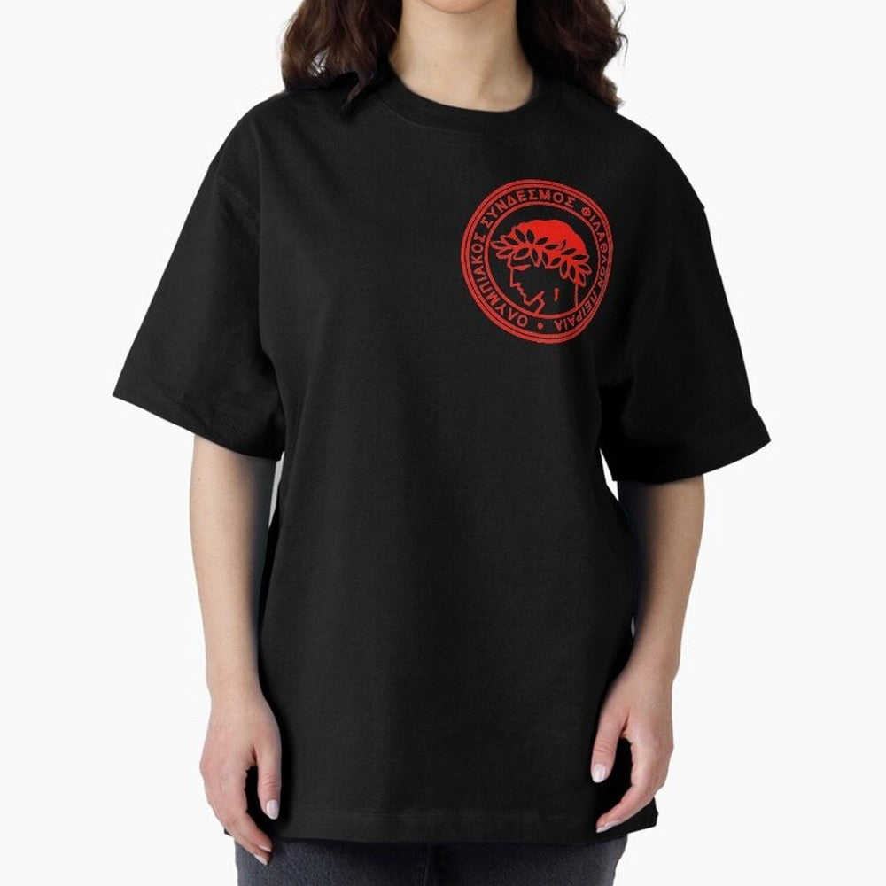 Olympiakos FC Oversized T-Shirt Remember Iconic Moments from Global Football Passion for FIFA World Cup 2026 USA Canada Mexico, Celebrating Mbappe and Neymar, Portugal, Football Festival Excitement, Trophy Ambitions, Country Rivalries and Star