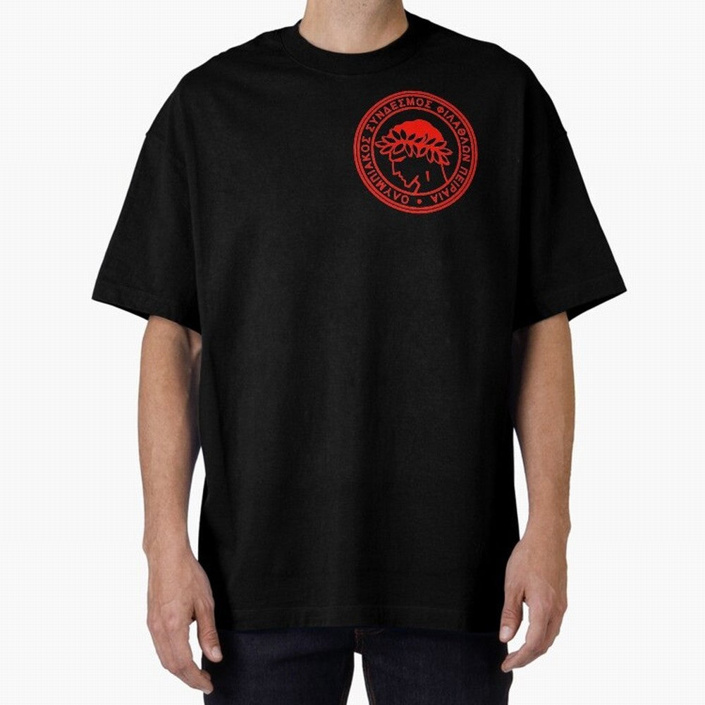 Olympiakos FC Oversized T-Shirt Remember Iconic Moments from Global Football Passion for FIFA World Cup 2026 USA Canada Mexico, Celebrating Mbappe and Neymar, Portugal, Football Festival Excitement, Trophy Ambitions, Country Rivalries and Star