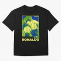 Ronaldo - Street Art - Soccer Icons Oversized T-Shirt Show Love for Legendary Goals in Match Day Hype around FIFA World Cup 2026, Haaland and Mbappe, Germany, Stadium Chants, National Pride, Trophy Dreams and Unforgettable Football Memories;