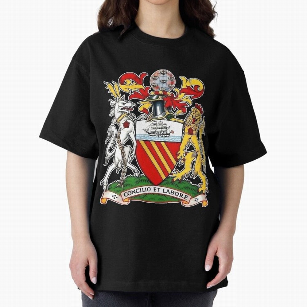 1902 -1960 The First UNITED Crest Large Oversized T-Shirt Celebrate the Next Chapter of FIFA World Cup 2026 for Fans of Haaland and France and Portugal, Bringing Retro Football Energy, Iconic Rivalries, Trophy Chase Drama and Stadium Atmosphere;