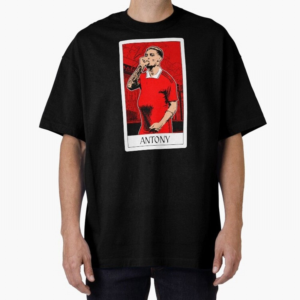 Antony Oversized T-Shirt Bring Global Tournament Vibes to Global Football Passion for FIFA World Cup 2026 USA Canada Mexico, Connected to Messi and Cristiano Ronaldo, Brazil, Goal Celebration Energy, Supporter Heritage, Football Icons and Worldwide