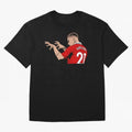 Antony Oversized T-Shirt Back Your Heroes with Global Football Passion for FIFA World Cup 2026 USA Canada Mexico, Capturing Cristiano Ronaldo, Haaland and CR7, Argentina and Brazil, Global Supporter Spirit, Legendary Goals, National Colors and