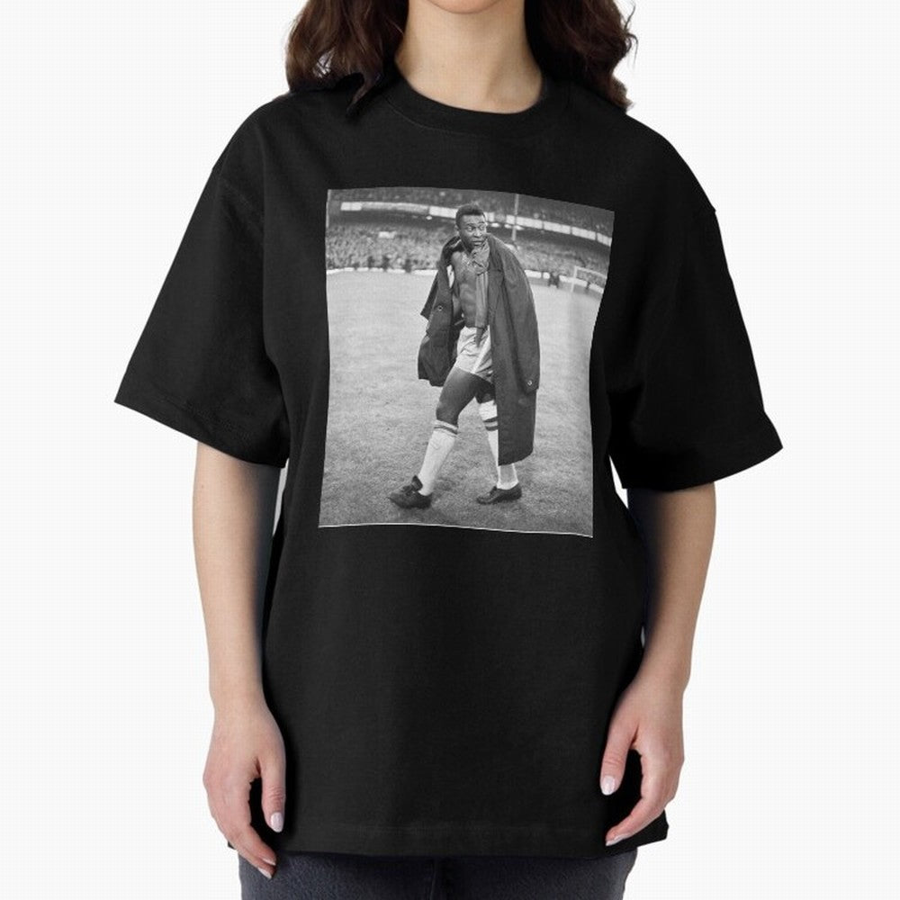 Pele Oversized T-Shirt Showcase the FIFA World Cup 2026 Group Stage Journey through Messi and Cristiano Ronaldo Highlights, England, France and Netherlands Pride, Classic Soccer Heritage, Championship Pressure, Fan Loyalty and International Pride;