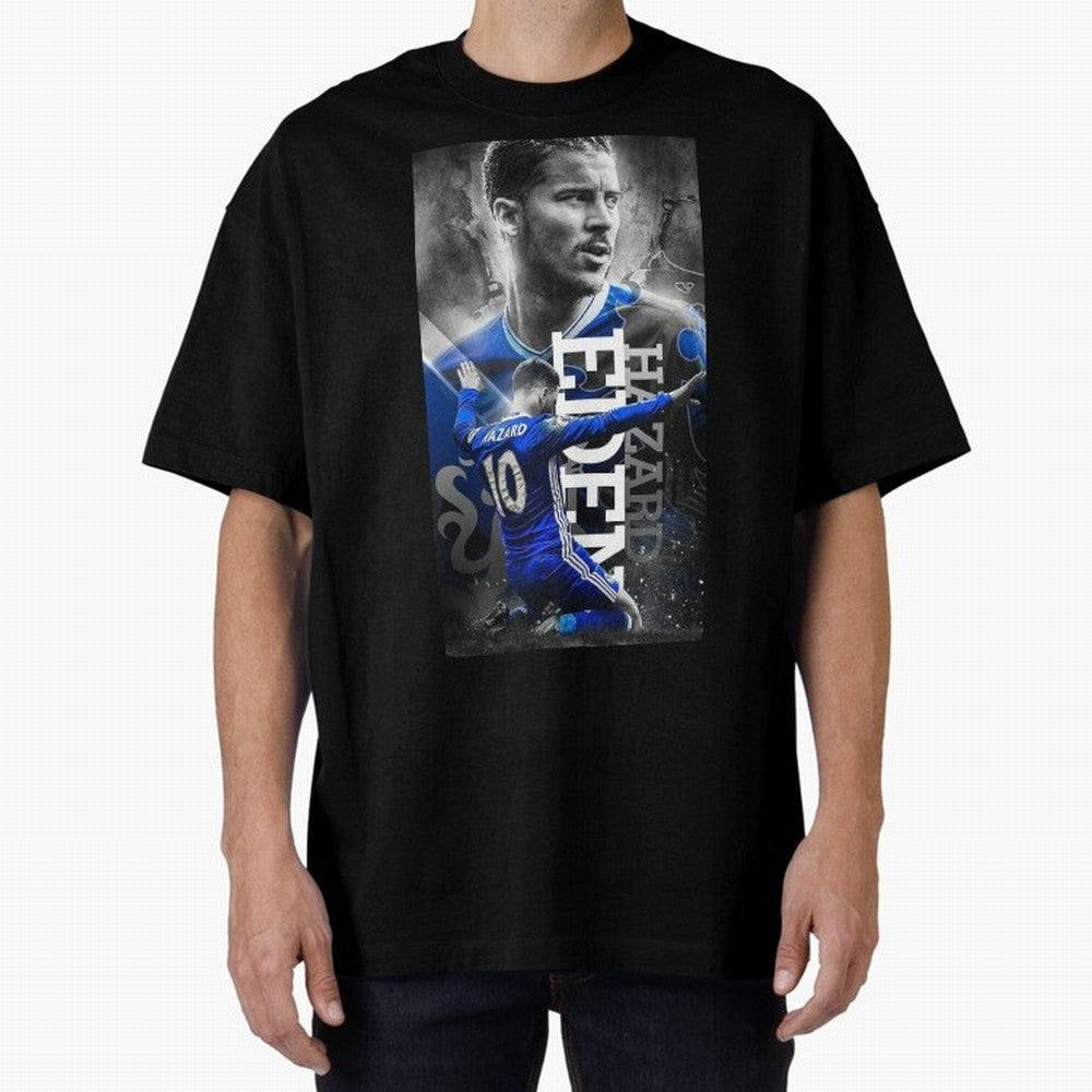 Eden Hazard Oversized T-Shirt Join Supporters Worldwide for FIFA World Cup 2026 USA Canada Mexico for Fans of CR7 and Messi and France and Portugal, Bringing Supporter Pride, Iconic Celebrations, Legendary Names and Global Match Day Energy; Made