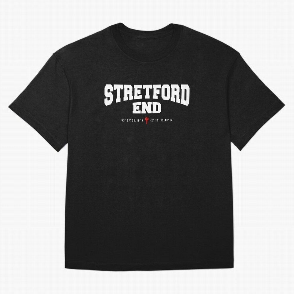 Stretford End - Manchester United Oversized T-Shirt Remember FIFA World Cup 2026 Group Stage for Fans of Messi and Cristiano Ronaldo and England, France and Netherlands, Bringing Retro Football Energy, Iconic Rivalries, Trophy Chase Drama and