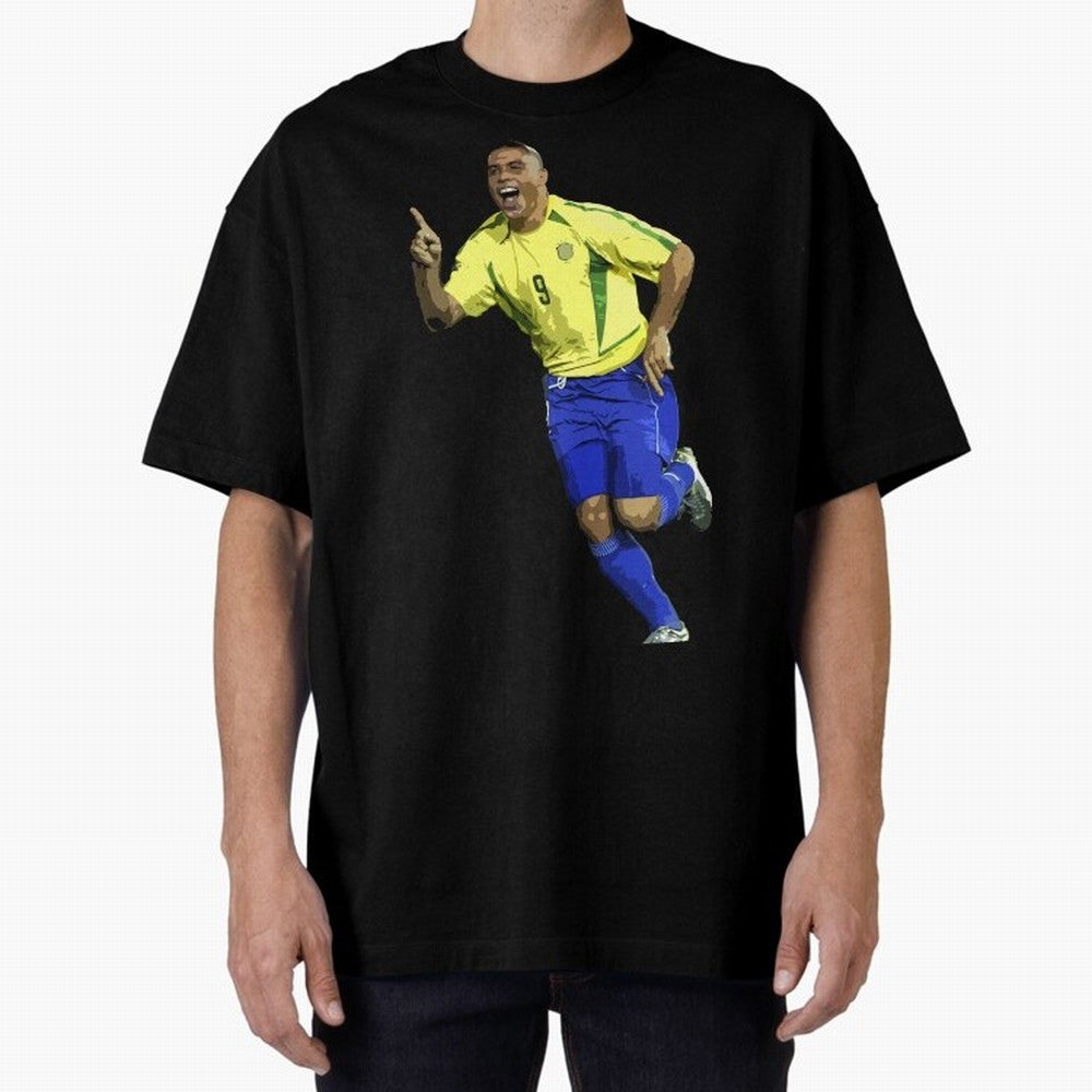 Ronaldo Nazario Oversized T-Shirt Experience the FIFA World Cup 2026 Journey through Messi and Cristiano Ronaldo Highlights, England, France and Netherlands Pride, Global Supporter Spirit, Legendary Goals, National Colors and Tournament