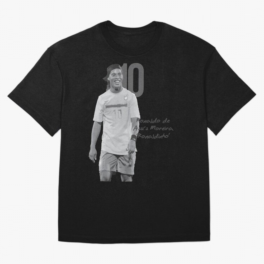 Ronaldo de Assis Moreira Ronaldinho Oversized T-Shirt Back the Journey through Global Football Passion for FIFA World Cup 2026 Group Stage, Centered on CR7, Argentina, France and Brazil, Goal Celebration Energy, Supporter Heritage, Football Icons