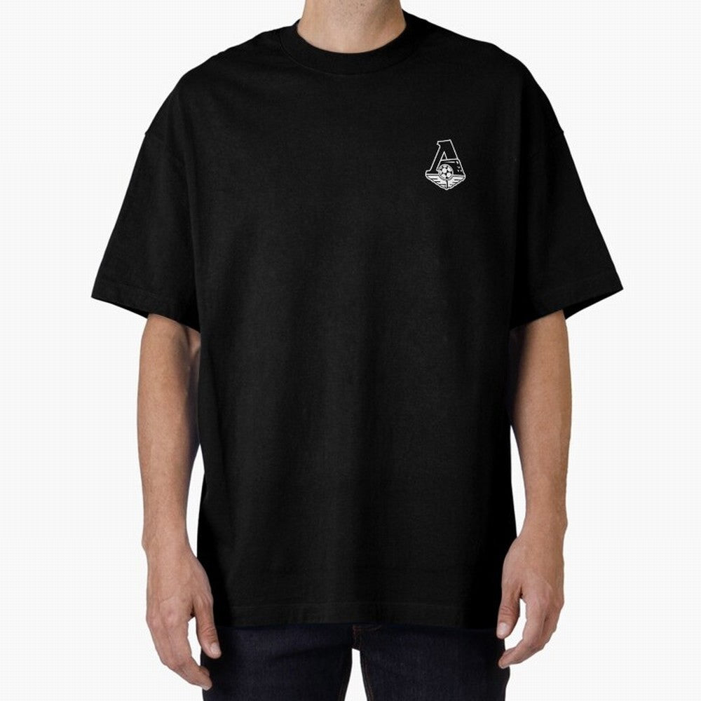 LOKOMOTIV Oversized T-Shirt Celebrate the Road through Global Football Passion for FIFA World Cup 2026 Group Stage, Inspired by Messi and Cristiano Ronaldo, Brazil, Portugal and Argentina, Vintage Soccer Flavor, Modern Football Stars, National