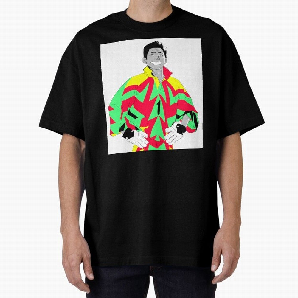 Jorge Campos the legend of soccer football in goal keeper Oversized T-Shirt Celebrate Global Passion for FIFA World Cup 2026 for Fans of Haaland and Brazil, Portugal and Argentina, Bringing Goal Celebration Energy, Supporter Heritage, Football