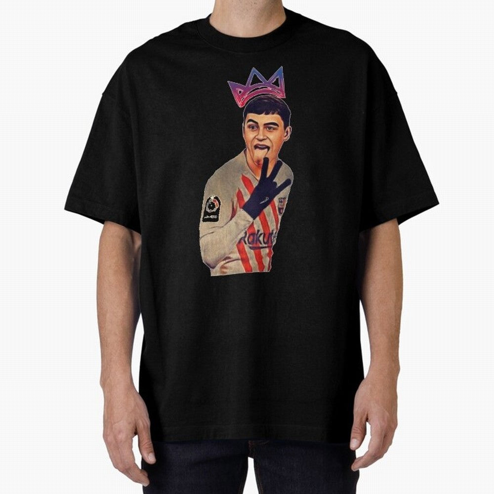 PEDRI Oversized T-Shirt Carry Global Football Passion for FIFA World Cup 2026, Connected to Messi, Brazil, Football Festival Excitement, Trophy Ambitions, Country Rivalries and Star Player Buzz; Perfect for Fans, Collectors, Family Gatherings,