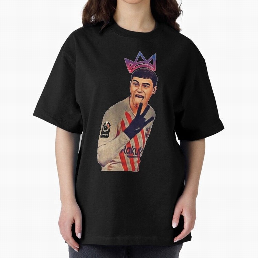 PEDRI Oversized T-Shirt Carry Global Football Passion for FIFA World Cup 2026, Connected to Messi, Brazil, Football Festival Excitement, Trophy Ambitions, Country Rivalries and Star Player Buzz; Perfect for Fans, Collectors, Family Gatherings,
