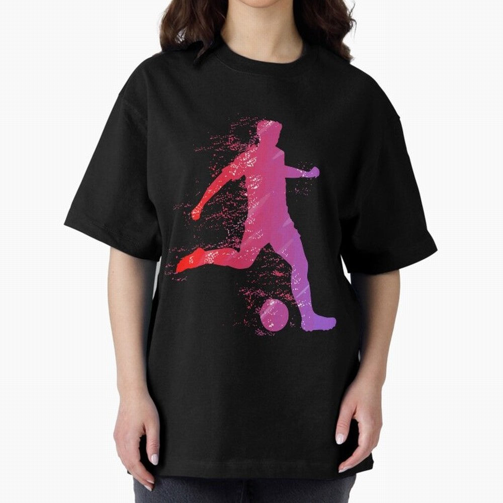 Soccer Player Shoot Oversized T-Shirt Honor Match Day Hype around FIFA World Cup 2026 Group Stage, CR7 and Messi, France, Global Supporter Spirit, Legendary Goals, National Colors and Tournament Celebration; Great for Supporters Who Love Legendary