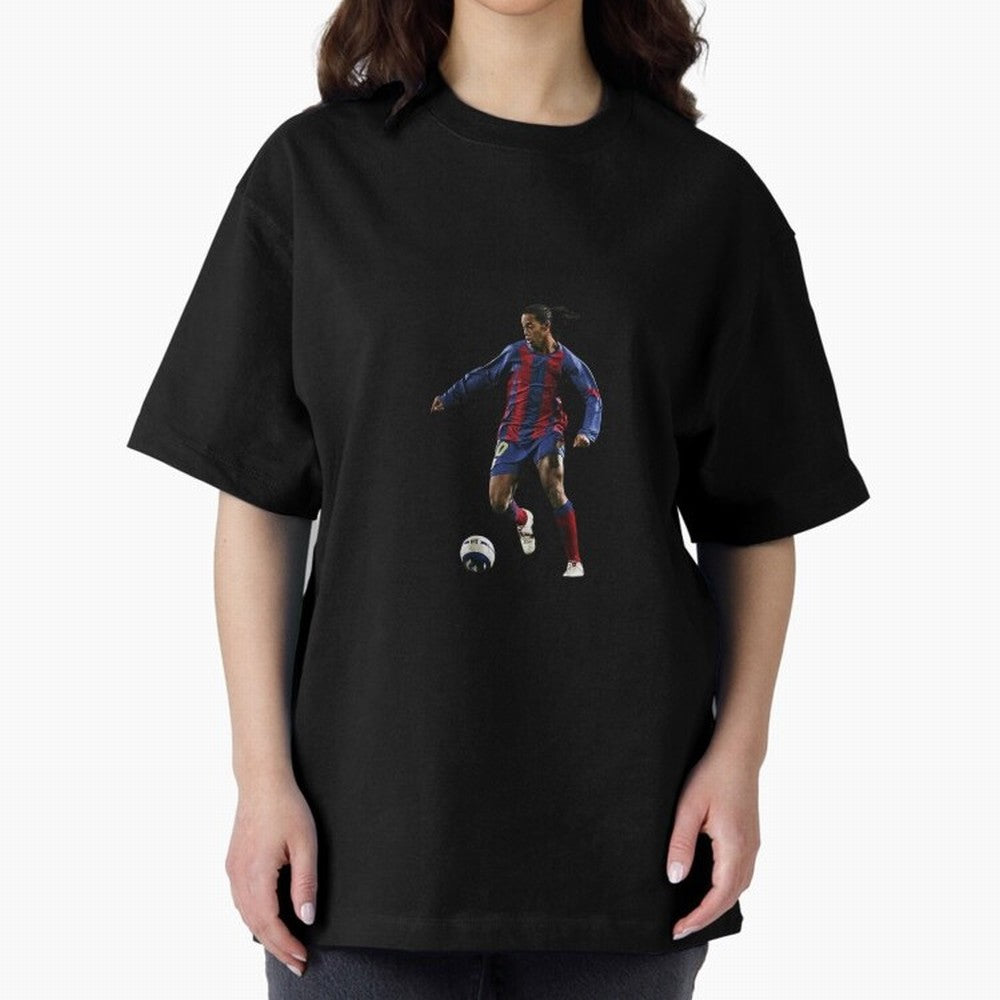 Ronaldinho Gaucho Oversized T-Shirt Stand with FIFA World Cup 2026 Group Stage Made for CR7, Brazil, Portugal and Argentina Energy, Football Passion, Legendary Performances, Festival Vibes and Supporter Community; Great for Supporters Who Love