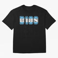 Dios Oversized T-Shirt Remember Iconic Moments from Match Day Hype around FIFA World Cup 2026 USA Canada Mexico, Neymar, Haaland and Cristiano Ronaldo, Argentina, France and Brazil, Classic Soccer Heritage, Championship Pressure, Fan Loyalty and