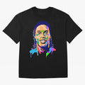 Ronaldinho Oversized T-Shirt Bring International Match Energy to Global Football Passion for FIFA World Cup 2026 Group Stage, Driven by Messi, CR7 and Mbappe, Brazil, Global Supporter Spirit, Legendary Goals, National Colors and Tournament