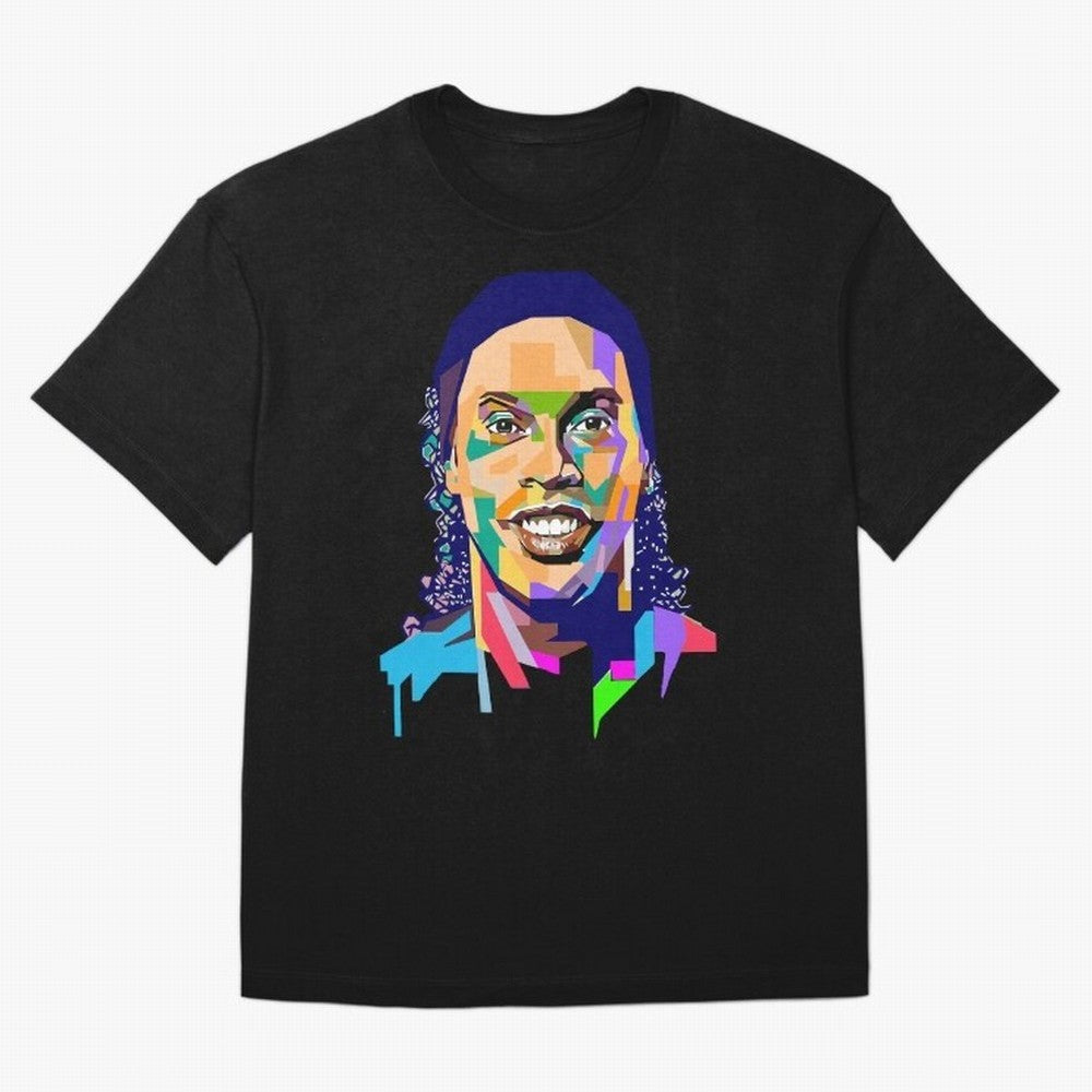 Ronaldinho Oversized T-Shirt Bring International Match Energy to Global Football Passion for FIFA World Cup 2026 Group Stage, Driven by Messi, CR7 and Mbappe, Brazil, Global Supporter Spirit, Legendary Goals, National Colors and Tournament