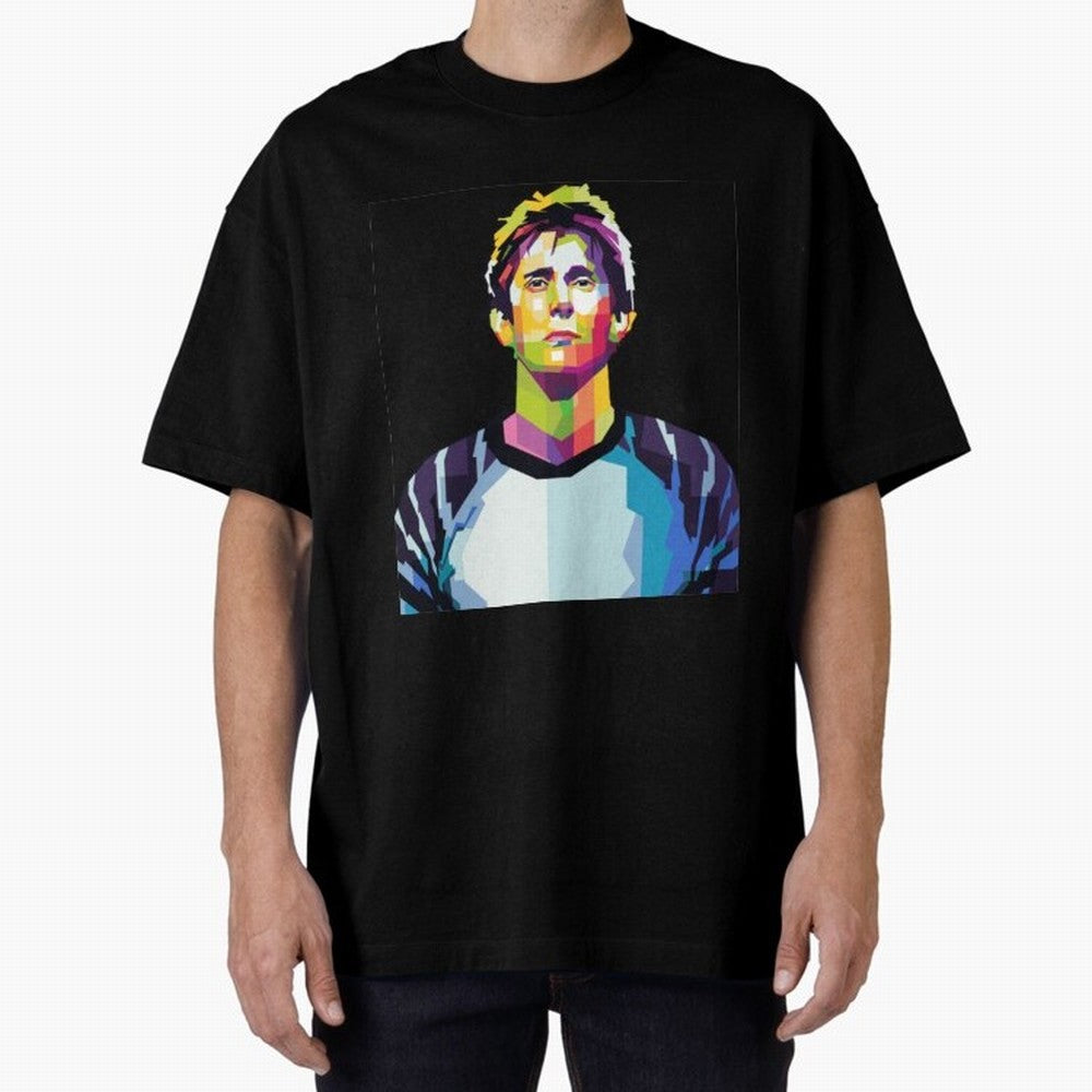 Edwin Van Der Sar Oversized T-Shirt Represent the FIFA World Cup 2026 Group Stage Journey through Haaland Highlights, Argentina Pride, Vintage Soccer Flavor, Modern Football Stars, National Flags and Final Night Emotion; Created for Match Day