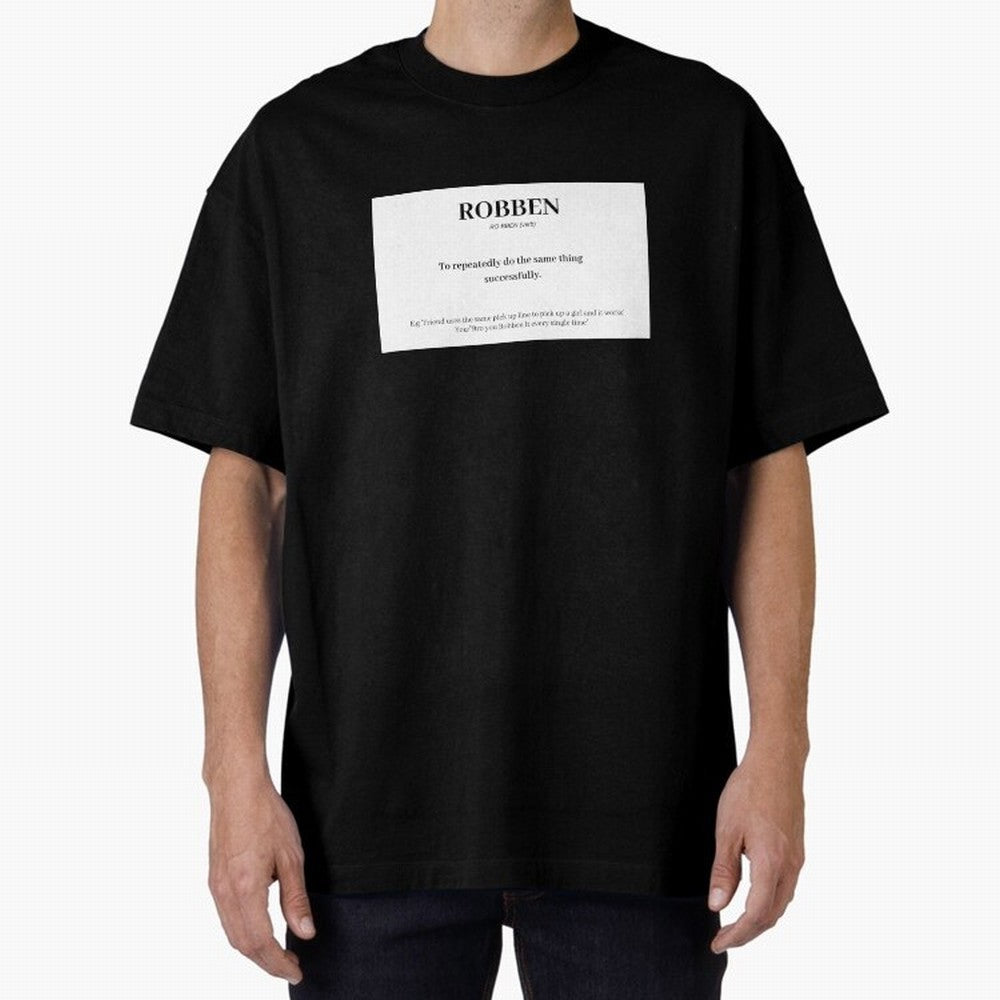 ROBBEN Oversized T-Shirt Show Love for Legendary Goals in Global Football Passion for FIFA World Cup 2026 Group Stage, with Messi, Neymar and Mbappe, England, Fan Favorite Moments, National Team Passion, Big Match Drama and Soccer History; Great
