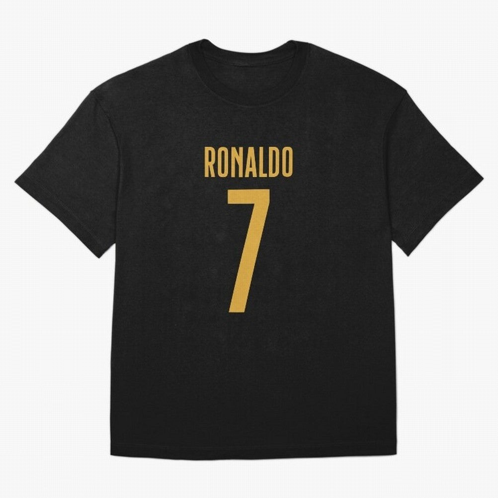 Christiano Ronaldo Portugal Jersey 2023 Oversized T-Shirt Bring Retro Soccer Energy to FIFA World Cup 2026 Group Stage Spirit, Highlighting Brazil, Messi, Neymar and Mbappe, Tournament Hype, Historic Matchups, Family Viewing Parties and Global