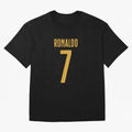 Christiano Ronaldo Portugal Jersey 2023 Oversized T-Shirt Bring Retro Soccer Energy to FIFA World Cup 2026 Group Stage Spirit, Highlighting Brazil, Messi, Neymar and Mbappe, Tournament Hype, Historic Matchups, Family Viewing Parties and Global