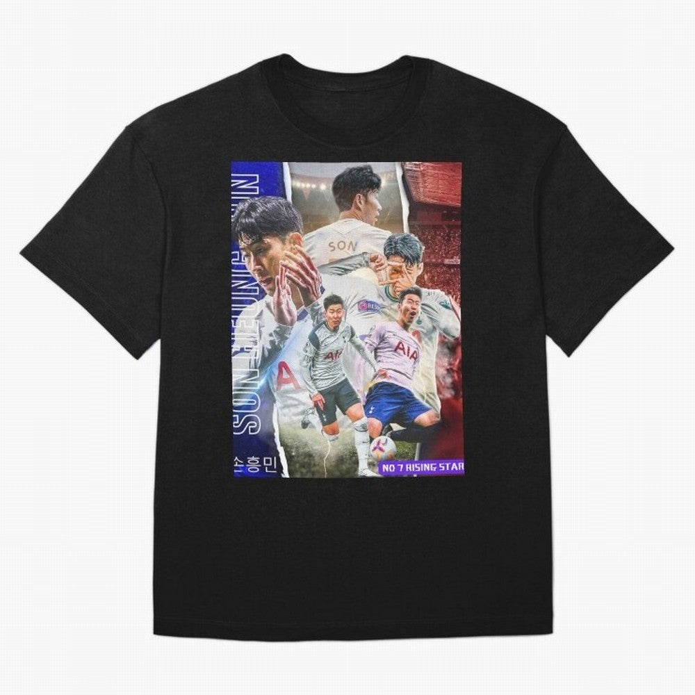 THE 7 STAR SON HEUNG MIN SPECIAL ON REDBUBBLE Oversized T-Shirt Fuel FIFA World Cup 2026 Capturing Haaland, France and Portugal Energy, Global Supporter Spirit, Legendary Goals, National Colors and Tournament Celebration; Ideal for Passionate Fans