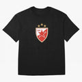 red star Oversized T-Shirt Honor the Football Icons of FIFA World Cup 2026 Group Stage for Fans of CR7 and Messi and Spain, Bringing Global Supporter Spirit, Legendary Goals, National Colors and Tournament Celebration; Ideal for Passionate Fans Who