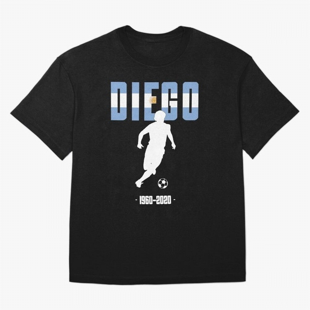 Diego 1960-2020 Oversized T-Shirt Show Your Tournament Heart for Global Football Passion for FIFA World Cup 2026 USA Canada Mexico, with Mbappe, Argentina and Brazil, Stadium Chants, National Pride, Trophy Dreams and Unforgettable Football