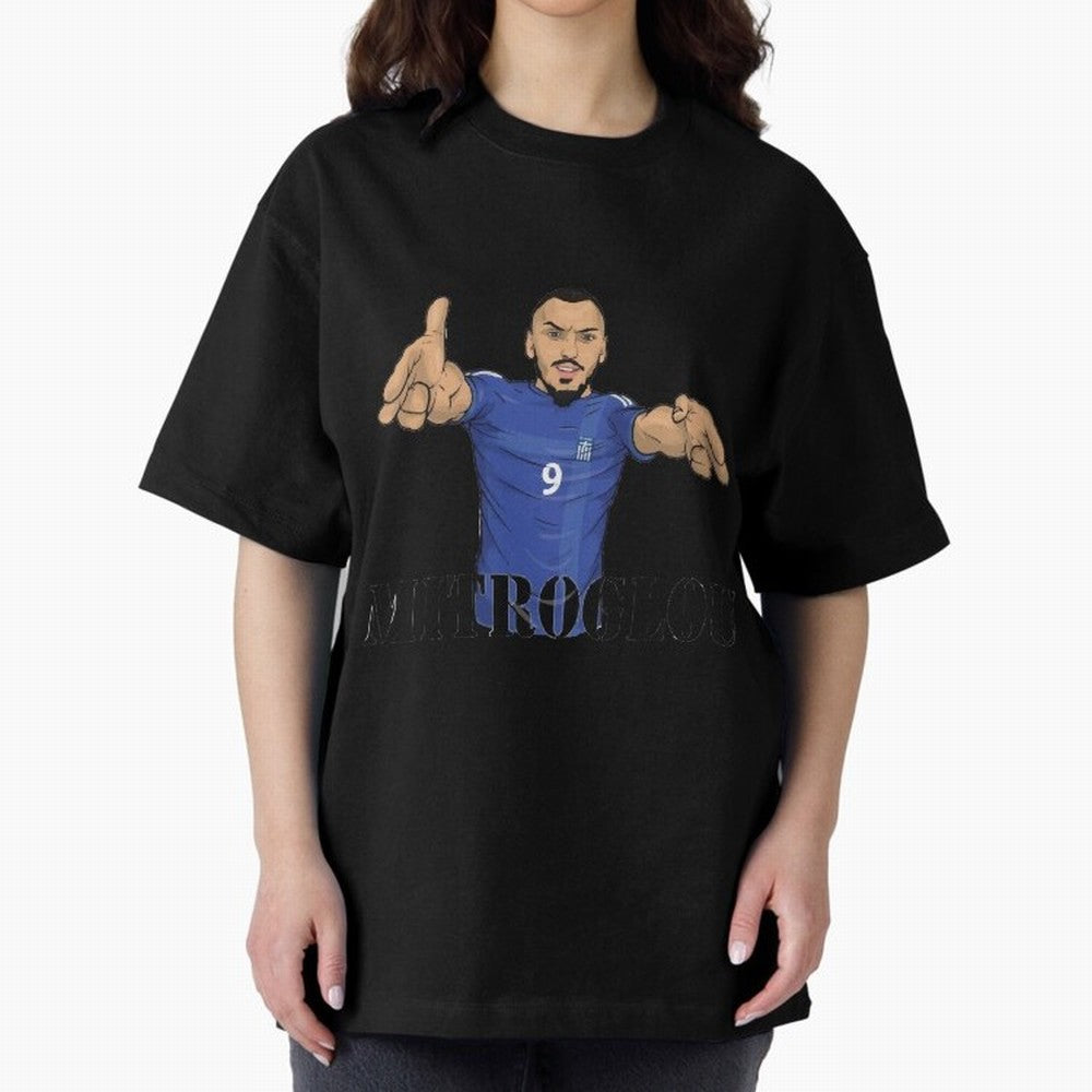 Kostantinos Mitroglou Oversized T-Shirt Showcase FIFA World Cup 2026 Filled with CR7, Portugal Energy, Football History, Final Match Energy, Crowd Noise and Once in a Lifetime Moments; Ideal for Football Dads, Football Moms, Friends, Collectors and