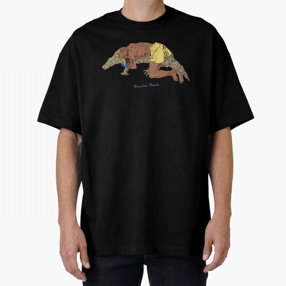jacare rock Oversized T-Shirt Fuel Your Fan Pride for Match Day Hype around FIFA World Cup 2026, Haaland and Mbappe, England and Germany, Football Festival Excitement, Trophy Ambitions, Country Rivalries and Star Player Buzz; Built for Supporters