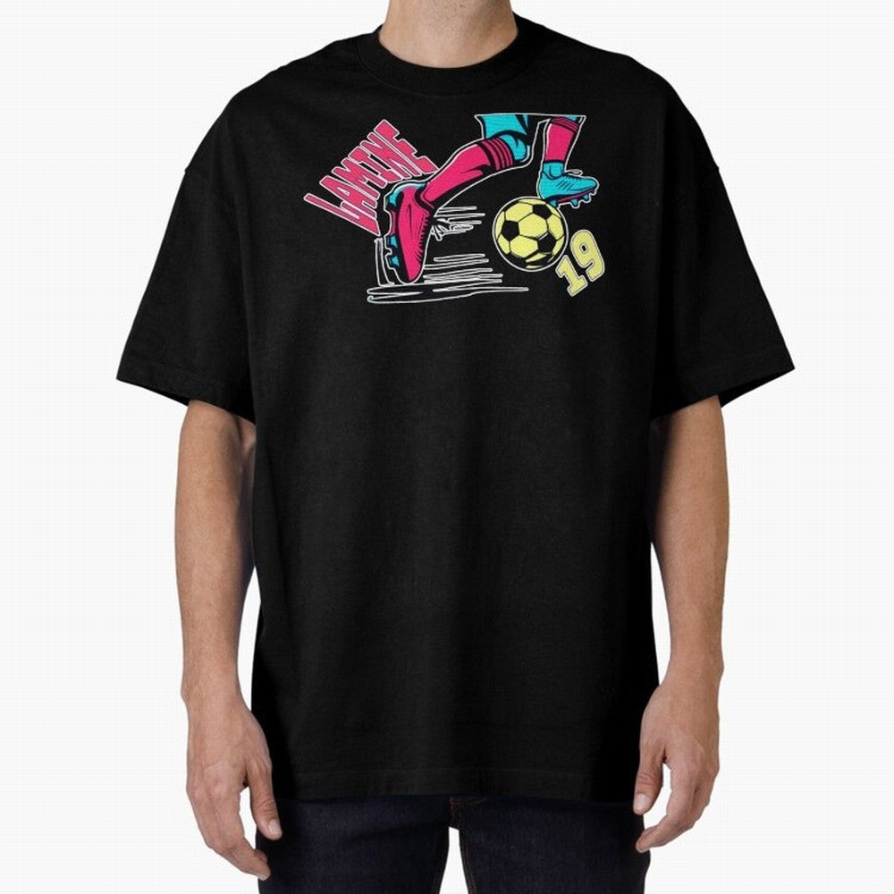 Lamine Yamal Oversized T-Shirt Feel International Energy from Match Day Hype around FIFA World Cup 2026 Group Stage, Messi, CR7 and Mbappe, Spain and Netherlands, Supporter Pride, Iconic Celebrations, Legendary Names and Global Match Day Energy;