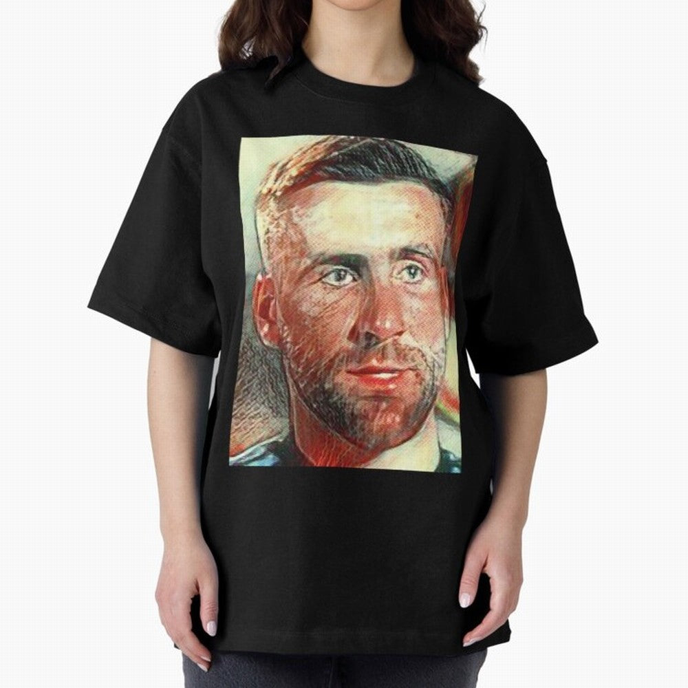 Luke Shaw Oversized T-Shirt Represent the Passion of Match Day Hype around FIFA World Cup 2026 Group Stage, Mbappe and Neymar, Brazil, Portugal and Argentina, Classic Soccer Heritage, Championship Pressure, Fan Loyalty and International Pride;