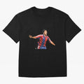 Legends of The Beautiful Game Cartoon Collection Legends Romario Cartoon Artwork162 Oversized T-Shirt Elevate Match Day Hype around FIFA World Cup 2026 USA Canada Mexico, CR7 and Messi, England, Fan Favorite Moments, National Team Passion, Big