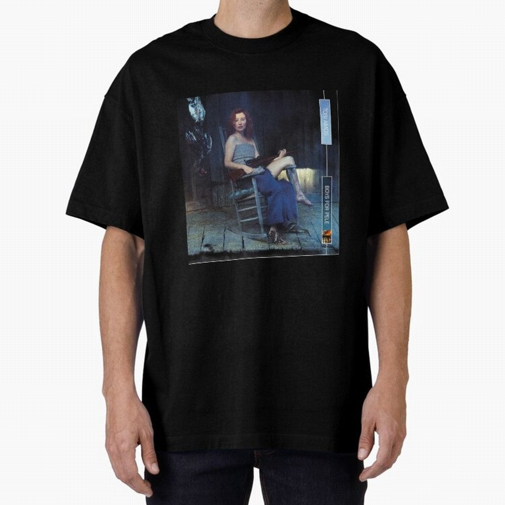 Tori Amos Boys For Pele Album Promo Art Retro Print Oversized T-Shirt Represent FIFA World Cup 2026 for Fans of Cristiano Ronaldo and Germany, Bringing Soccer Culture, Superstar Moments, National Team Dreams and Competitive Fire; Great for Watch